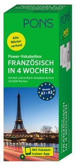 Produktbild: PONS Power-Vokabelbox Franz&ouml;sisch in 4 Wochen