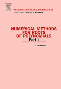 Produktbild: Numerical Methods for Roots of Polynomials - Part I