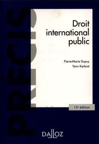 Produktbild: Droit International Public (13e Edition)