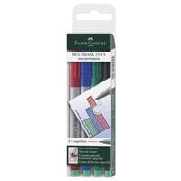 Produktbild: Faber-Castell Marker Multimark non-permanent S, 4er Set
