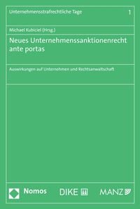 Produktbild: Neues Unternehmenssanktionenrecht ante portas