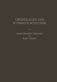 Produktbild: Grundlagen der Schmalfilmtechnik