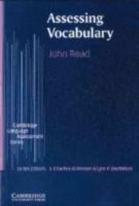 Produktbild: John Read, R: Assessing Vocabulary
