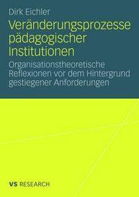 Produktbild: Ver&auml;nderungsprozesse p&auml;dagogischer Institutionen