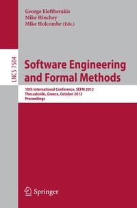 Produktbild: Software Engineering and Formal Methods