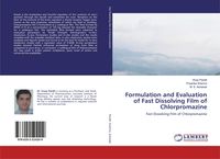 Produktbild: Formulation and Evaluation of Fast Dissolving Film of Chlorpromazine
