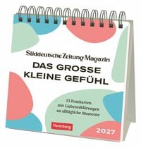 Produktbild Das große kleine Gefühl Premium-Postkartenkalender 2027 - 53 Postkarten mit Liebeserklärungen an alltägliche Momente