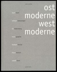 Produktbild: Walter Scheiffele. Ostmoderne-Westmoderne