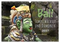 Produktbild: Bali - Tempelw&auml;chter und D&auml;monen (Wandkalender 2027 DIN A3 quer), CALVENDO Monatskalender