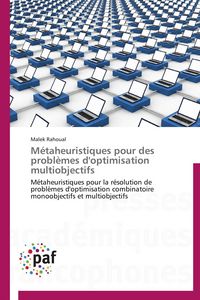 Produktbild: M&eacute;taheuristiques pour des probl&egrave;mes d'optimisation multiobjectifs