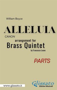 Produktbild: Alleluia by William Boyce for brass quintet/ensemble (set of parts)