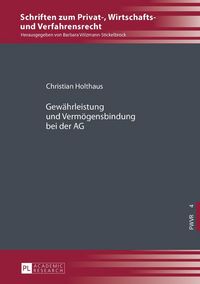 Produktbild: Gew&auml;hrleistung und Verm&ouml;gensbindung bei der AG