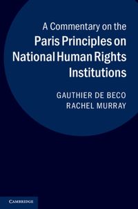 Produktbild: A Commentary on the Paris Principles on National Human Rights Institutions