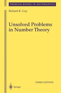 Produktbild: Unsolved Problems in Number Theory