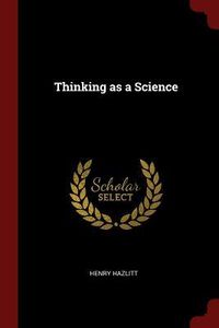 Produktbild: Thinking as a Science