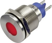 Produktbild: TRU Components GQ19F-D/J/R/12V/S LED-Signalleuchte Rot 12 V/DC