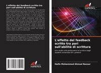 Produktbild: L'effetto del feedback scritto tra pari sull'abilit&agrave; di scrittura