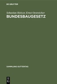 Produktbild: Bundesbaugesetz