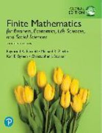 Produktbild: Barnett, R: Finite Mathematics for Business, Economics, Life