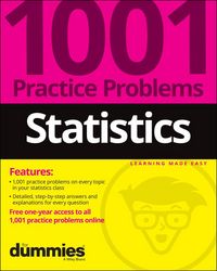 Produktbild: Statistics: 1001 Practice Problems for Dummies (+ Free Online Practice)