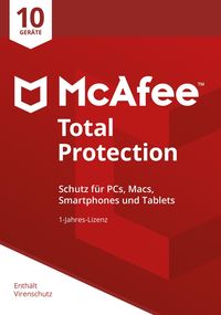 Bild vom Artikel McAfee Total Protection 10 Device (Code in a Box) (PC+MAC) vom Autor 