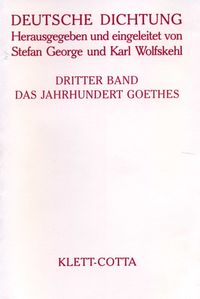 Bild vom Artikel Deutsche Dichtung Band 3 (Deutsche Dichtung, Bd. 3) vom Autor 
