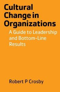 Produktbild: Cultural Change in Organizations