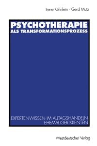 Produktbild: Psychotherapie als Transformationsproze&szlig;