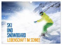 Produktbild: Ski und Snowboard - Leidenschaft im Schnee (Wandkalender 2026 DIN A3 quer), CALVENDO Monatskalender