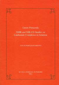 Produktbild: NMR and NIR-CD studies on lanthanide complexes in solution