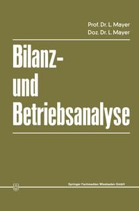 Produktbild: Bilanz- und Betriebsanalyse