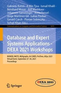 Produktbild: Database and Expert Systems Applications - DEXA 2021 Workshops