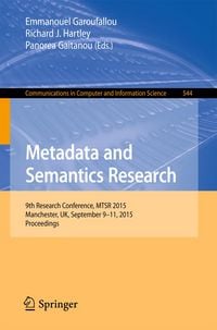 Produktbild: Metadata and Semantics Research
