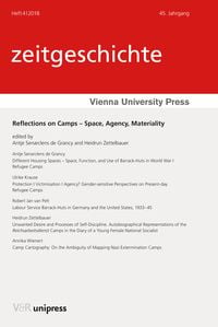Produktbild: Reflections on Camps &ndash; Space, Agency, Materiality