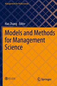 Produktbild: Models and Methods for Management Science