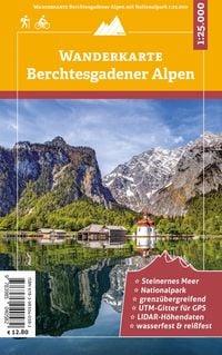 Produktbild: Berchtesgadener Alpen - Wanderkarte 1:25.000