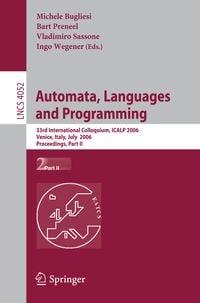 Produktbild: Automata, Languages and Programming