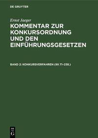 Produktbild: Konkursverfahren (&sect;&sect; 71-238.)