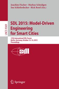 Produktbild: SDL 2015: Model-Driven Engineering for Smart Cities