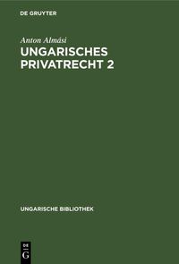 Produktbild: Ungarisches Privatrecht 2