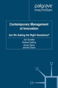 Produktbild: Contemporary Management of Innovation