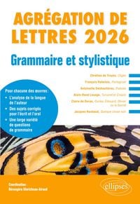 Produktbild: Grammaire et stylistique. Agr&eacute;gation de Lettres 2026