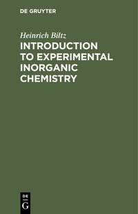 Produktbild: Introduction to Experimental Inorganic Chemistry