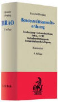 Produktbild: Bundesrechtsanwaltsordnung