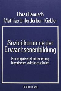 Produktbild: Sozio&ouml;konomie der Erwachsenenbildung