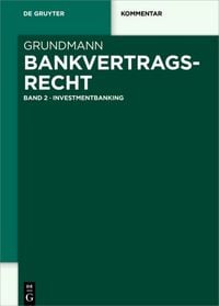Produktbild: Bankvertragsrecht / Investmentbanking