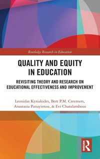 Produktbild: Quality and Equity in Education