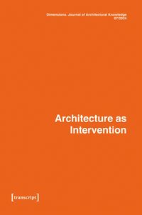 Produktbild: Dimensions. Journal of Architectural Knowledge