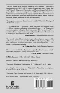Produktbild: Hacker, P: Wittgenstein: Meaning and Mind