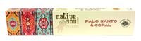 Produktbild: R&auml;ucherst&auml;bchen Green Tree Native Soul "Palo Santo & Copal" 15gr.